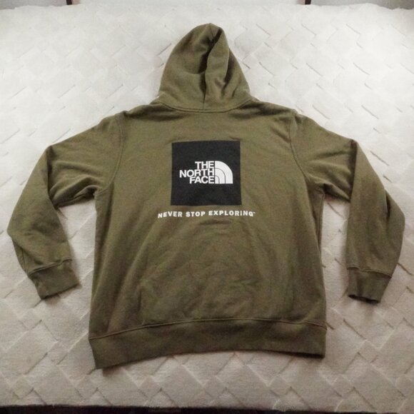 The North Face Other - The North Face Hoodie Mens Extra Large Green Pull Over Graphic Print